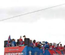 'The streets around Selhurst Park were a sea of red and blue'