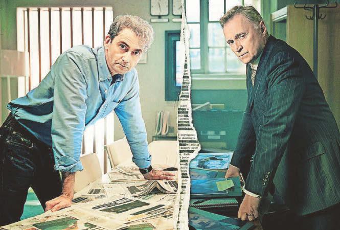 Unsolved murder of private detective that intertwines with new hacking scandal drama