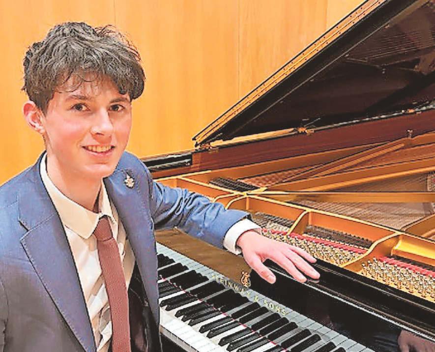 Isaac is given prestigious title of Steinway Scholar