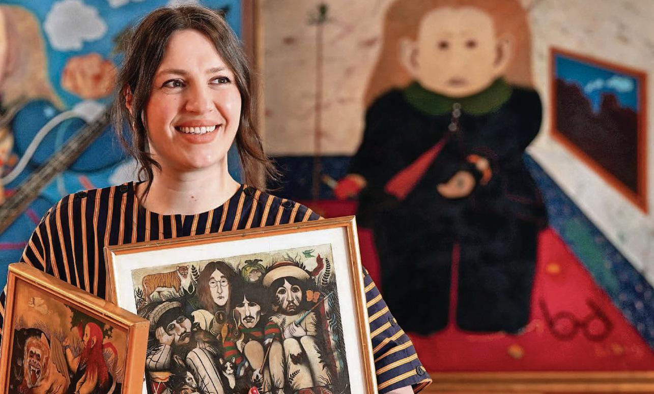 John Byrne's tribute to The Beatles proves to be biggest hit in art auction