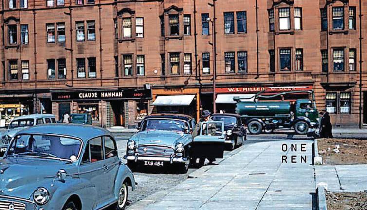 Shop units made way for flats