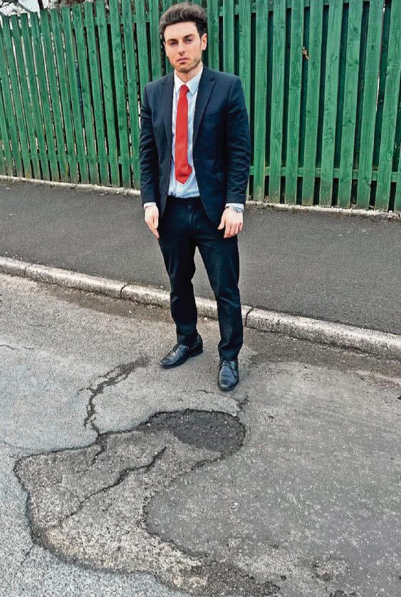Councillor frustrated at speed of road repairs