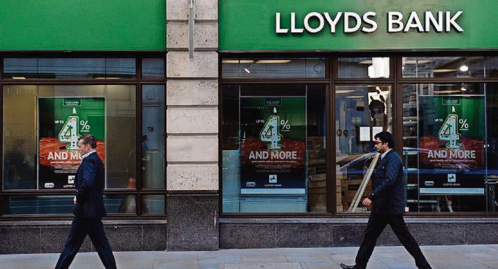 Costs surge sees first-quarter profits dip at Lloyds Group