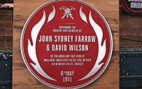 Brave war firefighters will not be forgotten