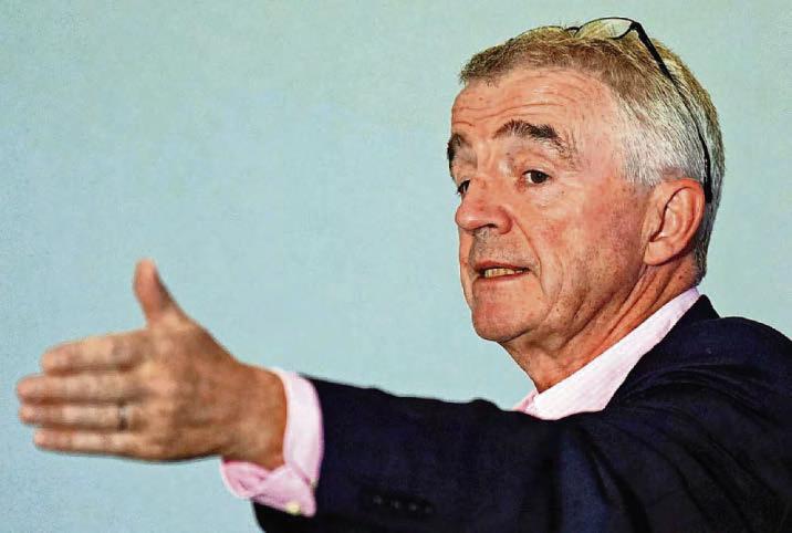 Ryanair chief set for £84.2m bonus as shares target hit