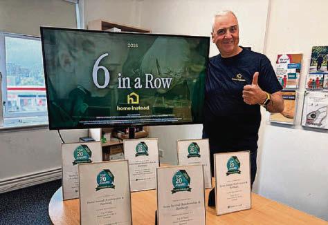 A sixth time win for home care company