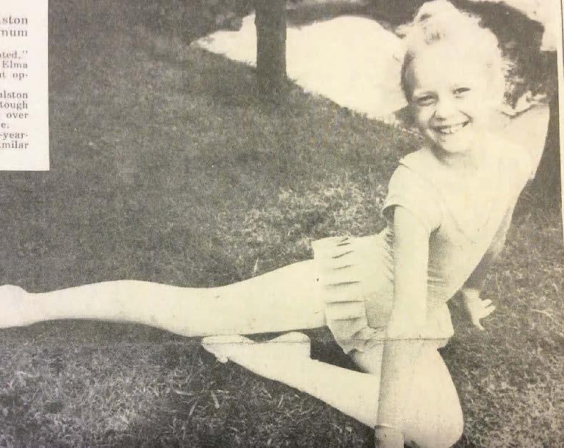 Adelle was on a ballet high