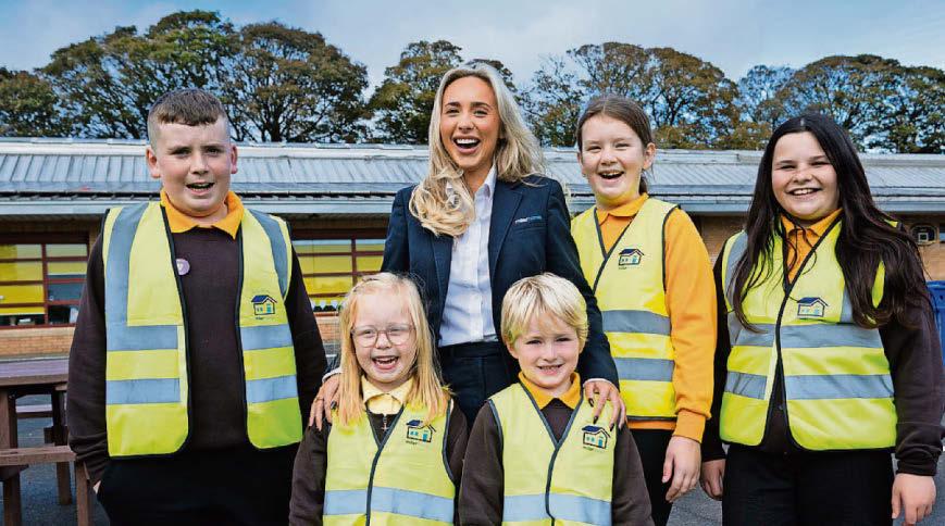 Housing firm helps highlight school walks