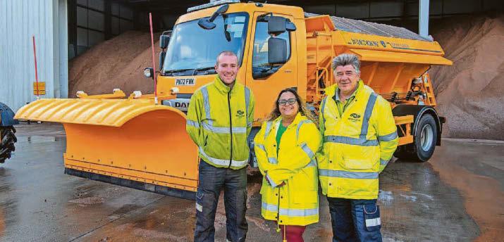 'Ploughlo Grittini' and crew all set for the big freeze