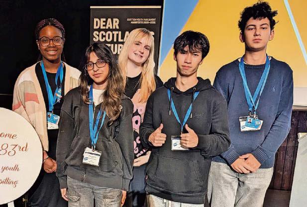 MSYPs hold parliament gathering in Paisley Town Hall