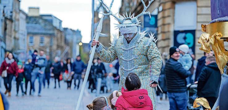 Illuminating time for town