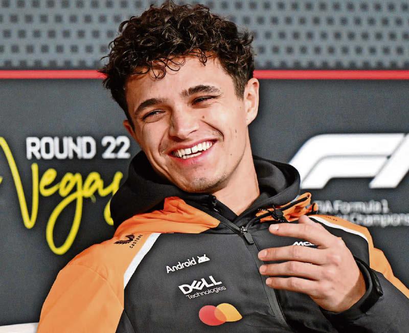 Norris feels going ‘flat out’ is the ‘safer bet’ as he bids for world crown