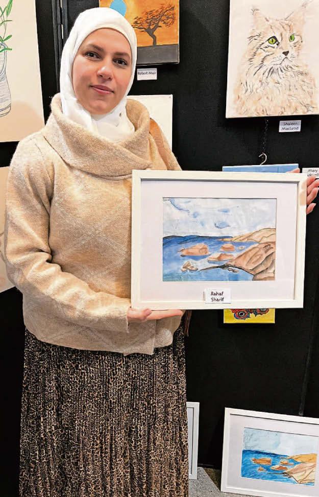 Students get to show off their works of art