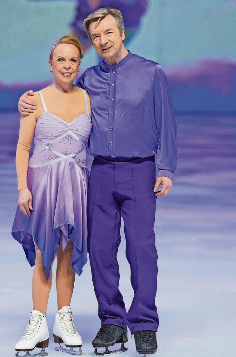 Celebrations on ice as skaters honoured