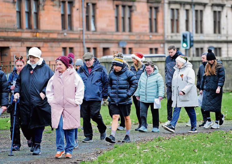 Putting their best foot forward to raise mental health awareness