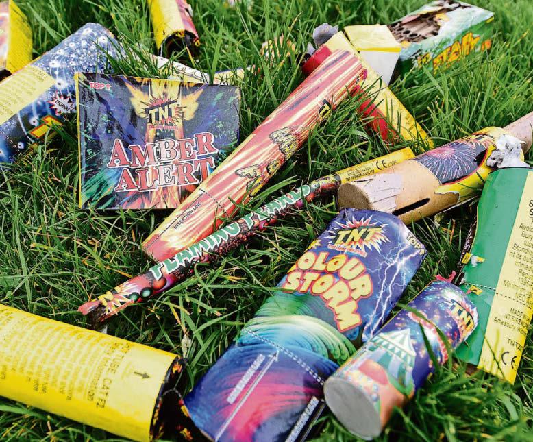 Warning for retailer after fireworks seized