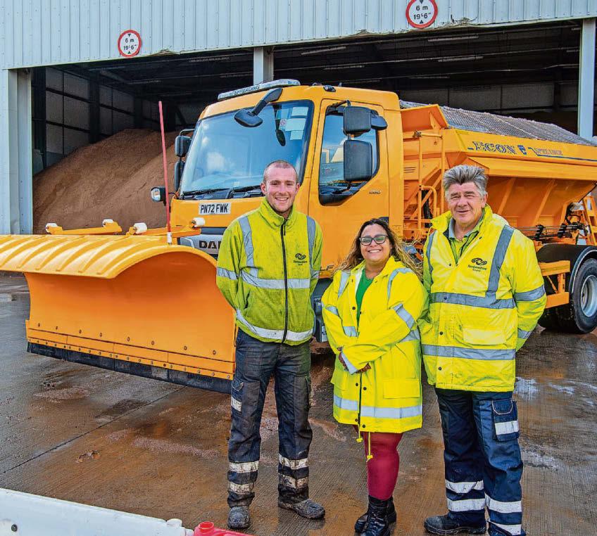 Gritting teams working hard to stop cold snap impact