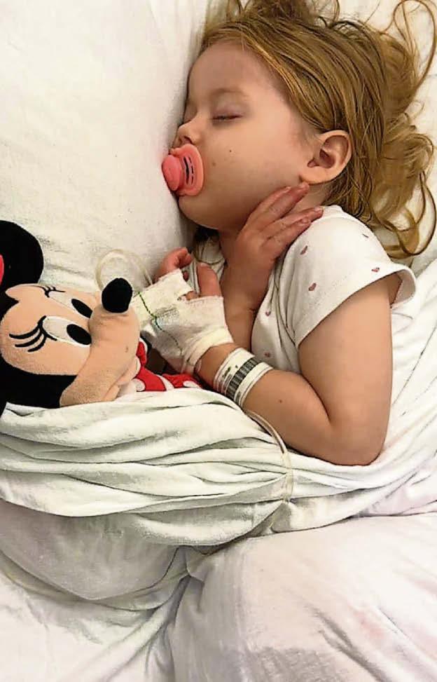 Mum's alert after tot's fight with rare disease