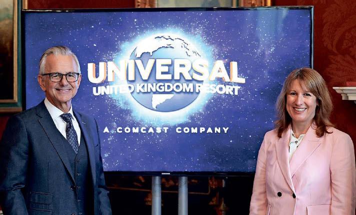 Comcast has invested £133m in UK Universal theme park