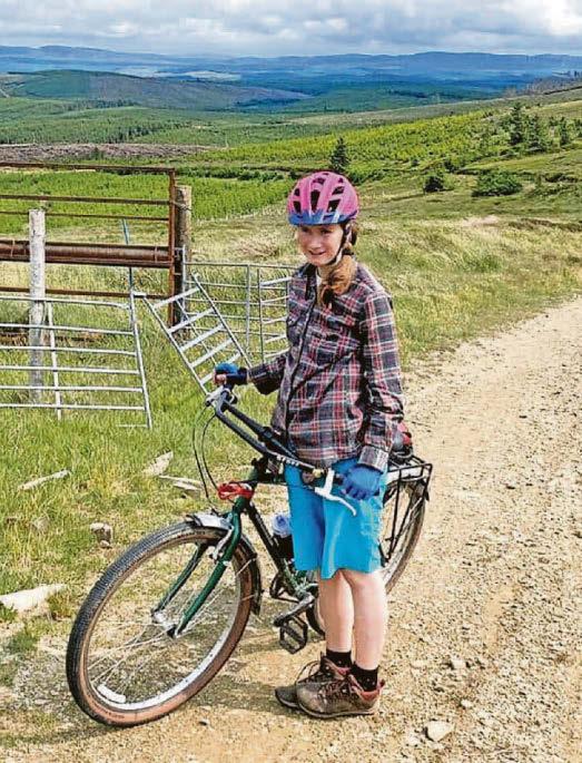 Pedal power propels Hazel on fundraiser