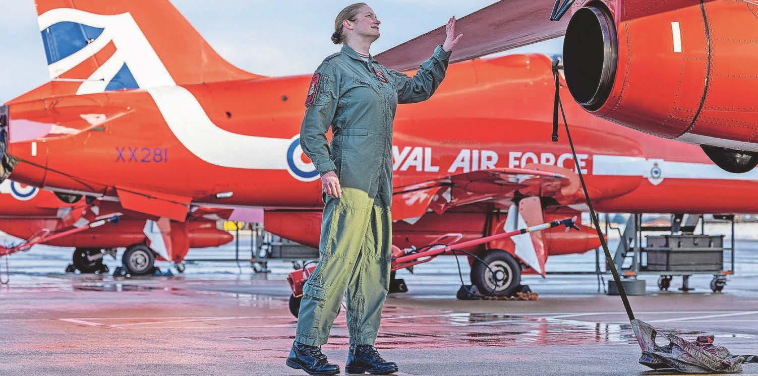 Red letter day for pilot Sasha