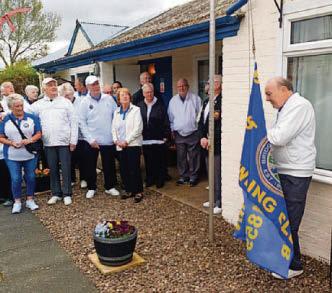 Flag is raised at bowling club to start season