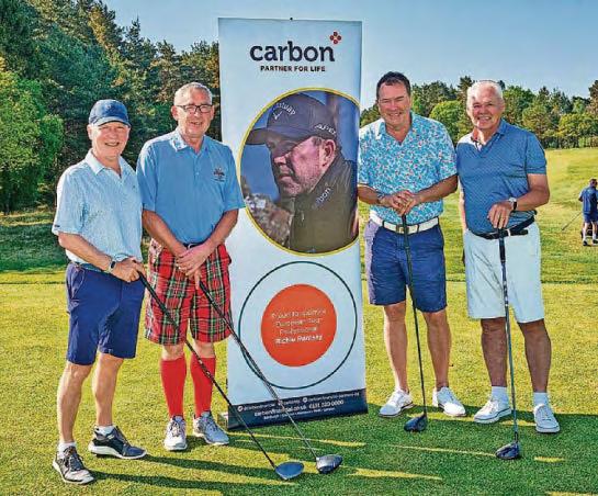 Rugby stars tee off for charity golf fundraiser