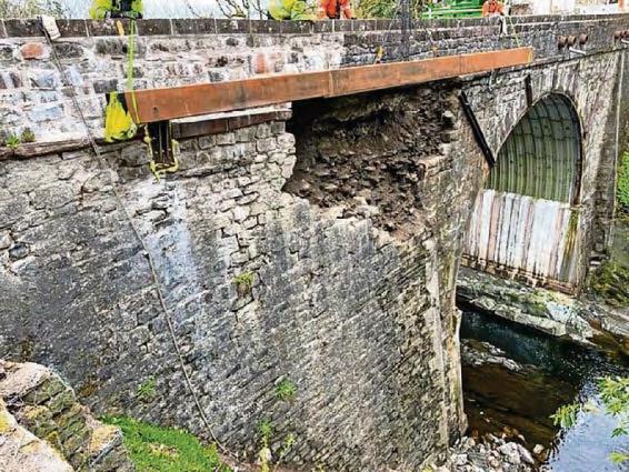 Perthshire bridge is damaged again