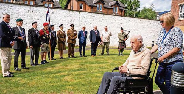Celebration for Walter on his 105th year