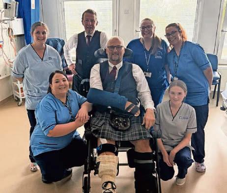 Tying the knot after a serious motorbike accident