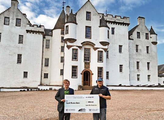 Mountain rescue team on the up with donation