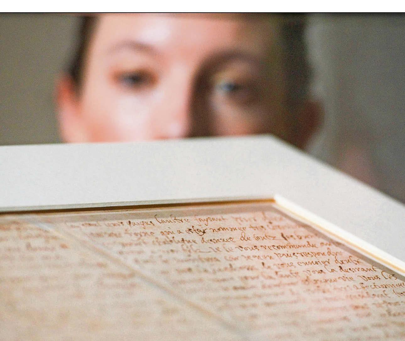 Historic letter on show at Museum