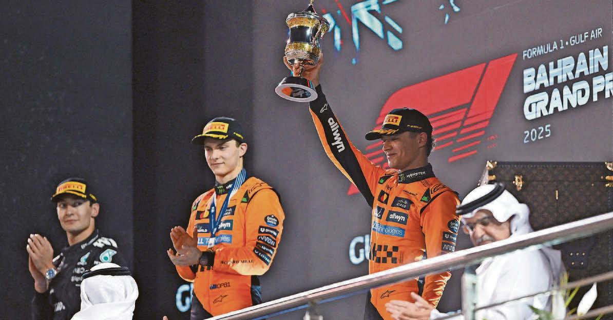 Formula One Norris confident he's 'good enough' to be title challenger