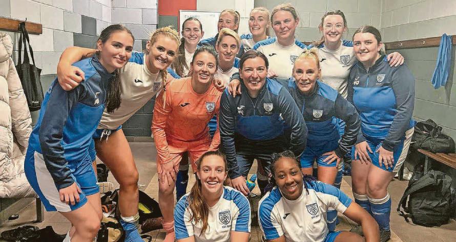 Women's football Whitchurch through to cup final