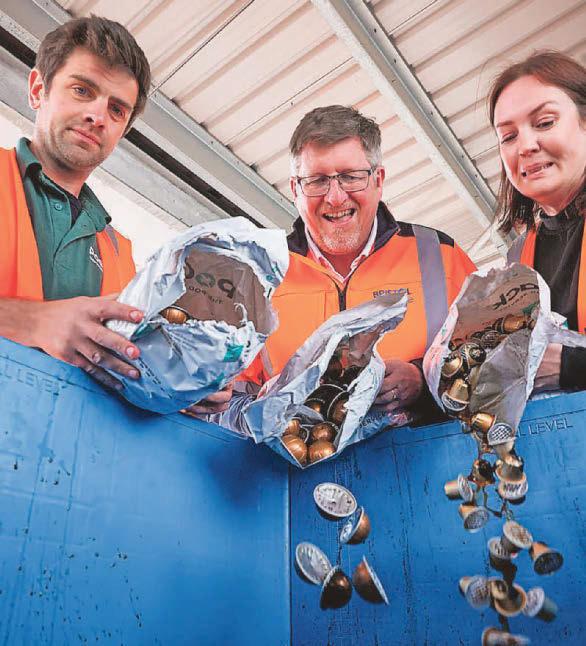 Coffee pod recycling service launched in city