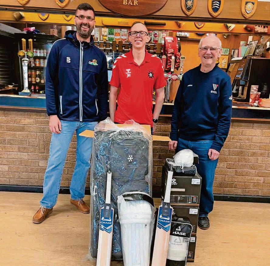 Cricket Three more clubs benefit from youth league's kit initiative