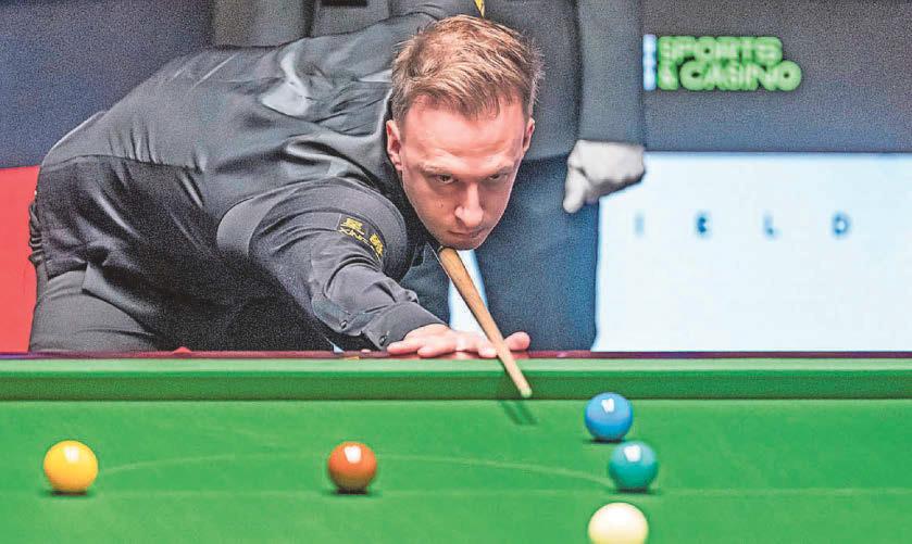 Snooker Trump holds early advantage over Brecel in quarter-final