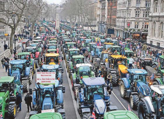 Protest farmers 'didn't look poor on tractors'