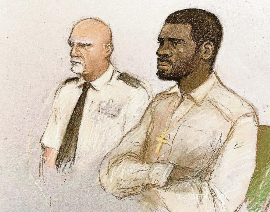 Court Jury shown video of 'frenzied stabbing' in suitcase murder trial