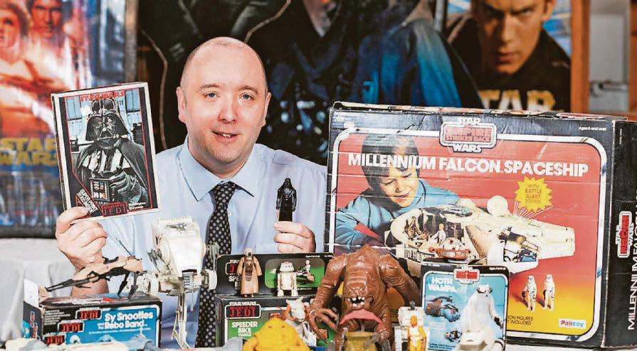 Force for good Comedy hero sells off Star Wars collection to help city school