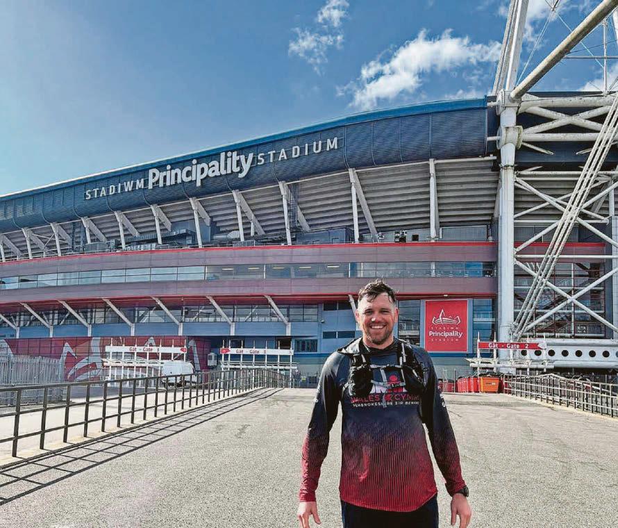 'Personal mission' Rugby coach runs to big match in tribute to daughter Amber