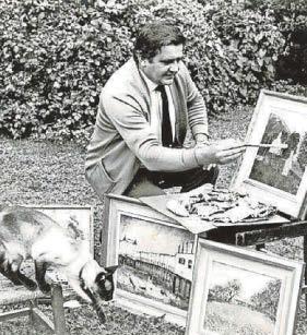 Unseen paintings by acclaimed city artist to go on sale