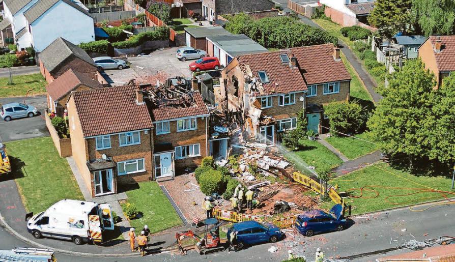 Home explosion Council leaders praise bravery of hero neighbours