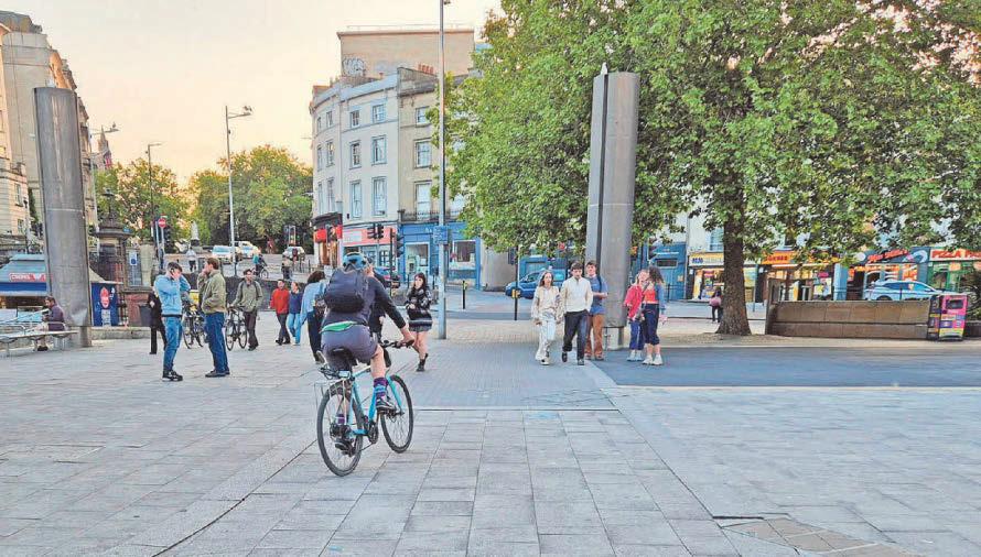 Opinion Centre's the obvious place to start city's red bike path trial