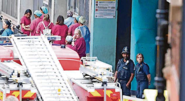 Maternity hospital Mums and babies evacuated as fire takes hold of roof