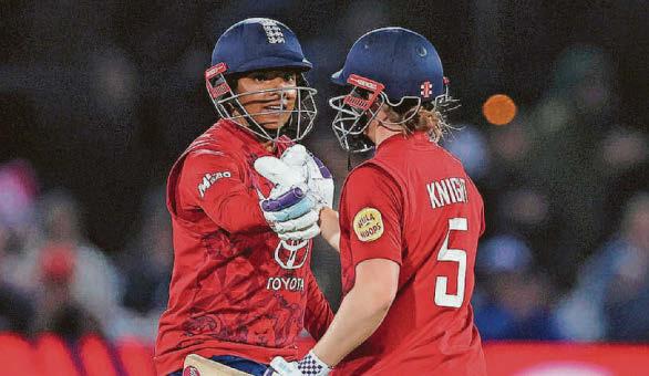 Women's cricket Dunkley stars as England ease to Canterbury victory