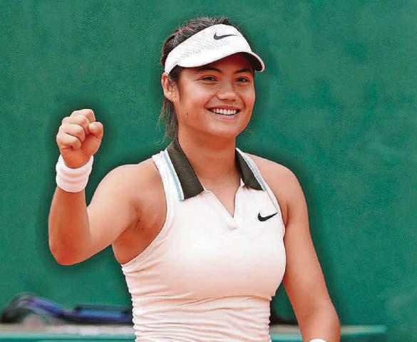 Tennis Raducanu pleased with fight she showed in win over Wang