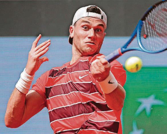 Tennis Bublik impressed by Draper's 'insane' rise in world rankings