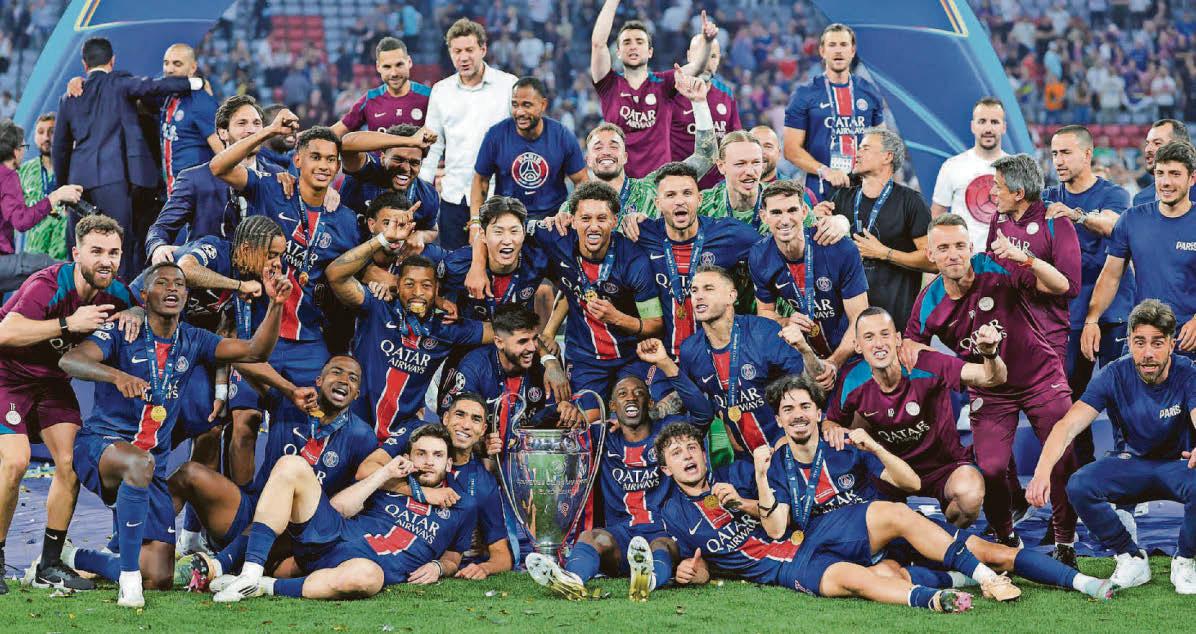 Football ‘Very emotional’ night for Enrique as brilliant PSG win the Champions League