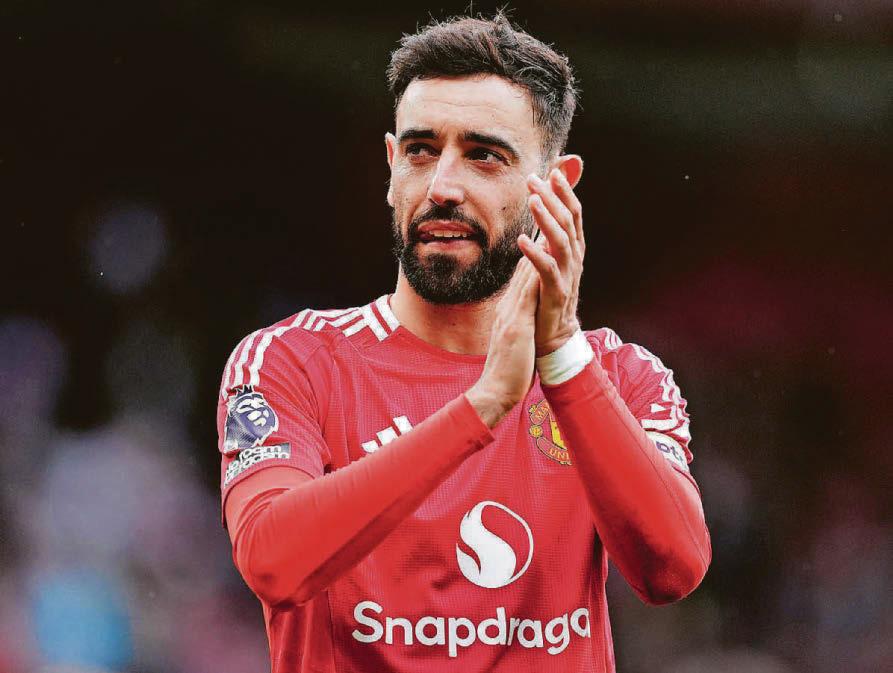 Football Neville delighted Bruno looks likely to stay with United